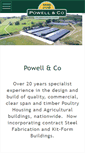 Mobile Screenshot of powellbuildings.com