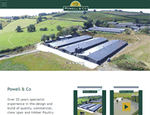 Tablet Screenshot of powellbuildings.com